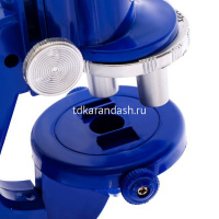 Микроскоп 10х6х19см пластик, с инструментами и подсветкой 1005583R/C2108 от магазина "Карандаш"
