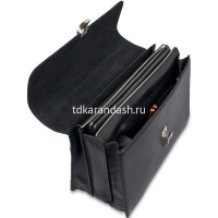 Портфель кож. CA1228MO/N с одним замком черн (42*30*17.5) от магазина "Карандаш"