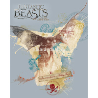 Тетрадь А5 24л клетка "Фантастические твари" на скобе 5 дизайнов 24Т5В1/19750 от магазина "Карандаш"