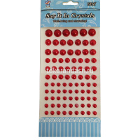 Наклейки Стразы жемчуг ассорти перл. 25*12*0,6см Y4147-16 от магазина "Карандаш"