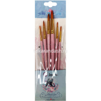 Набор кистей синтетика 6шт. круглые (№2, 4, 6, 8, 10, 12) MB2400 от магазина "Карандаш"