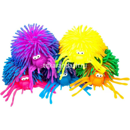 Игрушка-антистресс "Паук" 11х8см светящийся, 4 цвета Y11040-24 от магазина "Карандаш"