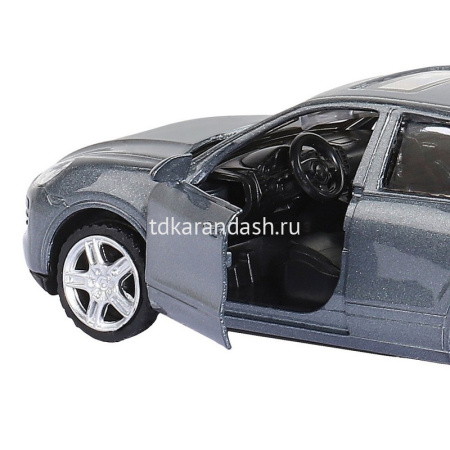 Машина "Porsche Cayenne S" серая, инерционная, металл 17,5см (свет, звук, откр.двери) JB1251267 от магазина "Карандаш"