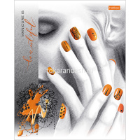 Тетрадь А5 48л клетка "Beautiful" на скобе, 3D лак, матовая ламинация, 5 дизайнов 062172 от магазина "Карандаш"