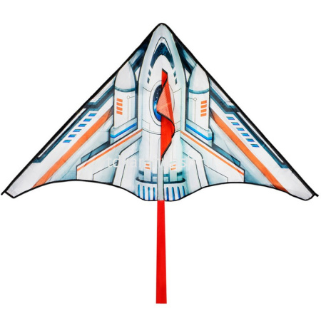 Воздушный Змей Ракета 130х65см 2 рисунка 141V-775 от магазина "Карандаш"