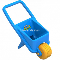 Тачка садовая 46х25х38,5см пластик, ассорти 431726H от магазина "Карандаш"