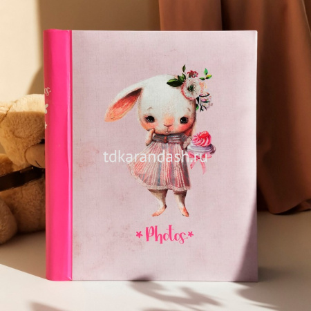 Фотоальбом магнитный 20 листов 23х28см "Mice and bunny. Кролик" 29х25х3см FA 20М.002-1 от магазина "Карандаш"
