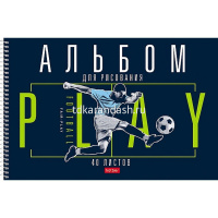 Альбом для рисования А4 40л "В движении" на спирали, перфорация на отрыв, 3D лак, 4 дизайна 079779 от магазина "Карандаш"