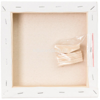 Холст на подрамнике 20х20см 380г/м2, 100% хлопок, среднее зерно 3D 342020 от магазина "Карандаш"