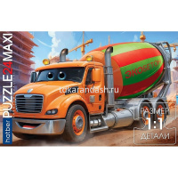 Пазлы 24 эл. "Premium. Бетономешалка" 48х33см макси 24ПЗ2_33154/089660 от магазина "Карандаш"