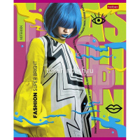 Тетрадь А5 48л клетка "Яркий микс" на скобе 5 дизайнов 079751 от магазина "Карандаш"