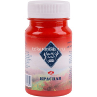 Гуашь 100мл красная гх МК 1727331 от магазина "Карандаш"