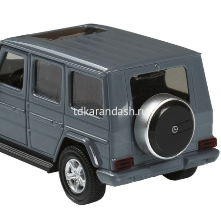 Машина "Mercedes-Benz G350d" серая, инерционная, металл 17,5см (свет, звук, откр.двери) JB1251222 от магазина "Карандаш"