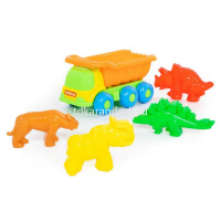 Набор д/песка №572 (самосвал "Кеша", самосвал, 4 формочки) 57846 от магазина "Карандаш"