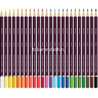 Карандаши 24 цвета "Gallery" шестигранные дерево, картон" VGCP-24 от магазина "Карандаш"