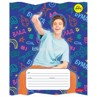 Тетрадь А5 18л линия "Влад А4" на скобе 5 дизайнов 072781 от магазина "Карандаш"