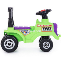 Каталка-автомобиль "Трактор Митя №2" 61х29х44см, зеленый, пластик 9196 от магазина "Карандаш"
