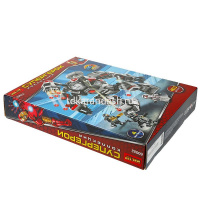 Конструктор "Супергерои" 403 детали 28х35х6см пластик (1 фигурка, оружие стреляет) 60022-CY от магазина "Карандаш"