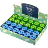 Точилка 2 отв. "Funsharp. Кубик" с контейнером, пластик 2 цвета 35-0025 от магазина "Карандаш"