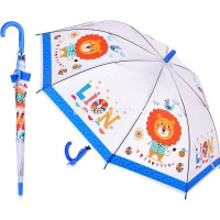 Зонт детский 65см (д.77см) 4 вида, автомат, со свистком 2YS914-07 от магазина "Карандаш"
