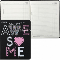 Дневник для 1-11 классов "Awesome" твердая обложка, искусственная кожа 2021198 от магазина "Карандаш"