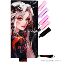 Пенал "Девушка панк" 19,5х9х0,5см прямоугольный, 1 отделение, пвх, сублимационная печать 68437 от магазина "Карандаш"