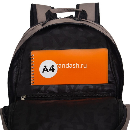 Рюкзак 30х42,5х13,5см, 800гр, 2 отделения, 3 кармана, темный песок RU-539-1/3 от магазина "Карандаш"