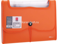 Папка на резинке 7 отделений "Vivid" А4 0,75мм оранжевый E38127 от магазина "Карандаш"