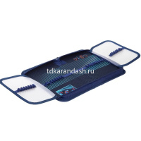 Пенал "Tronix" 20х14х4см прямоугольный одностворчатый, 2 откидные планки, ткань 093863 от магазина "Карандаш"