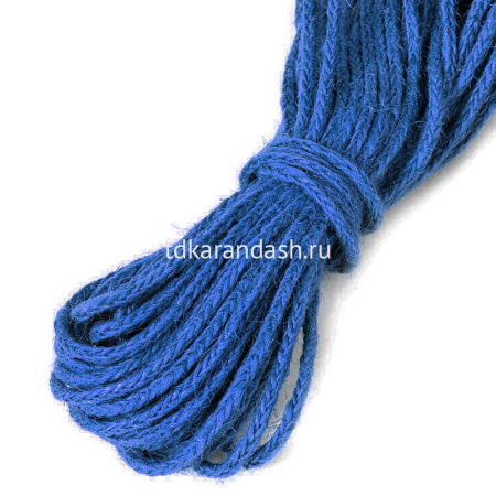 Шнур Льняной 10м, синий Y2352-15