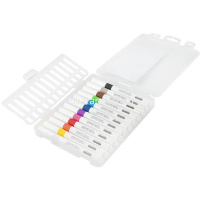 Набор маркеров-кистей акриловых "Sketch&Art" 12шт, толщина линии 1-4мм 22-0155 от магазина "Карандаш"