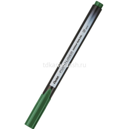 Ручка капиллярная "Pointliner Colour" 0,4мм зеленая S40-D от магазина "Карандаш"