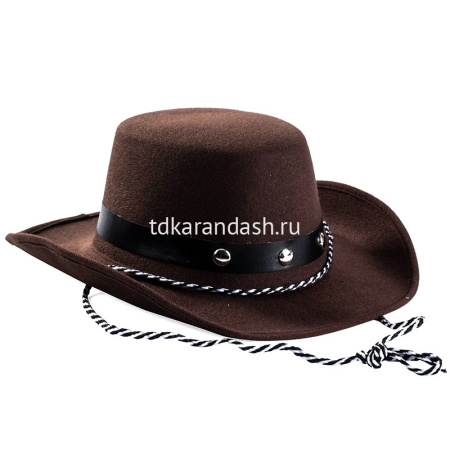 Шляпа Ковбоя, замш, 2 цвета Y7194-18