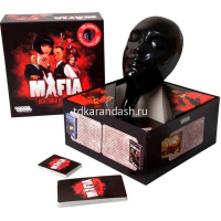 Игра настольная "Мафия. Вся семья в сборе 2 русское издание" 29х29см (10 масок, 51 карточка) 1048 от магазина "Карандаш"