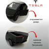 Машина "Tesla Cybertruck" черная, инерционная, металл 13,7см (свет, звук, открывающиеся двери) от магазина "Карандаш"