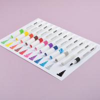 Набор маркеров-кистей акриловых "Sketch&Art" 12шт, толщина линии 1-4мм 22-0155 от магазина "Карандаш"