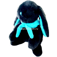 Кролик 21см черный/бирюзовый AT365318 от магазина "Карандаш"
