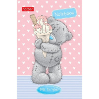 Блокнот А7 48л "MeToYou" клетка, склейка, 3-х цветный блок, 5 дизайнов 069682 от магазина "Карандаш"