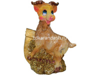 Статуэтка керам. Овечка с подковой 9см 4 вида Y1241-14/7426 от магазина "Карандаш"