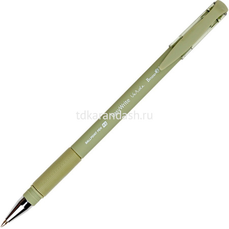 Ручка шариковая "EasyWrite. Verde" 0,5мм синяя, 3 вида 20-0430 от магазина "Карандаш"
