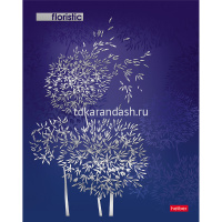 Тетрадь А5 48л клетка "Floristic" на скобе 3D фольга матовая ламинация 5 дизайнов 060671 от магазина "Карандаш"