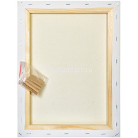 Холст на подрамнике 25х30см 380г/м2, 100% хлопок, среднее зерно 212530 от магазина "Карандаш"