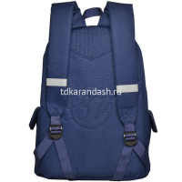 Рюкзак "Music" 40х30х17см, 600гр, 1 отделение, 3 кармана, синий 12-003/19 от магазина "Карандаш"