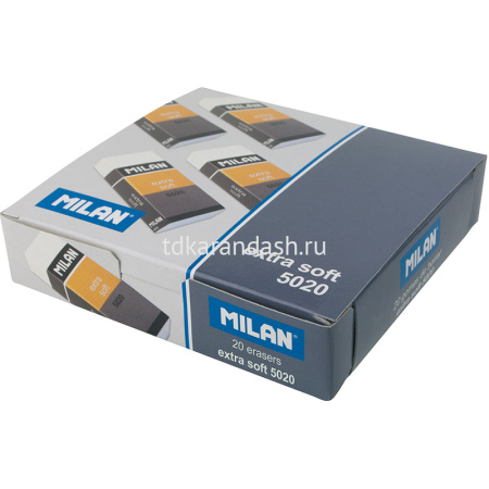 Ластик "Extra Soft 5020" прямоугольный, 61х23х12мм белый экстра-мягкий, беспылевой CPM5020 от магазина "Карандаш"