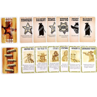 Игра настольная "Бэнг! 3-е русское издание" 24х15см (103 карточки, 7 планшетов, патроны, памятки) от магазина "Карандаш"