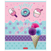 Тетрадь А5 12л клетка "Улыбнись!" на скобе 5 дизайнов 12Т5В1/062627 от магазина "Карандаш"