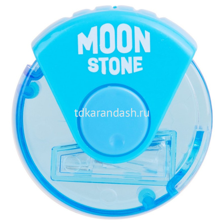 Точилка 1 отв. "Moon Stone" с контейнером, пластик, 3 цвета Е0554 от магазина "Карандаш"