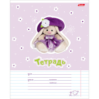 Тетрадь А5 12л линия "Зайка Ми. Выпуск №2" на скобе 5 дизайнов 12Т5B2/12079 от магазина "Карандаш"