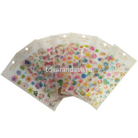 Наклейки гелевые ассорти 9,5 х 20см 8 видов Y8707-19 от магазина "Карандаш"