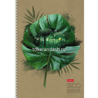 Тетрадь А4 96л клетка "Времена года" на спирали, перфорация, крафт 4 дизайна 066234 от магазина "Карандаш"